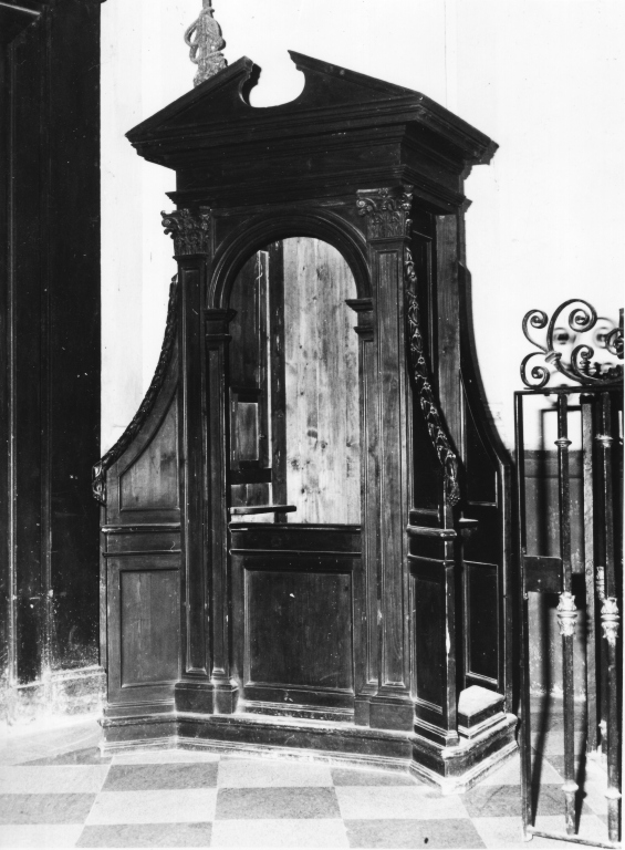 confessionale - ambito romano (sec. XVIII)