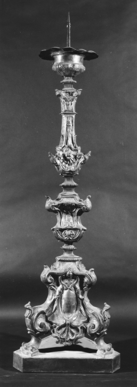 candeliere, serie - ambito romano (sec. XVIII)