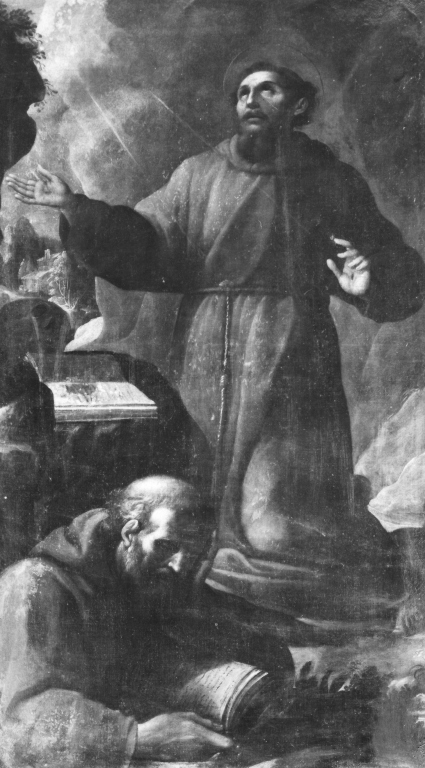 San Francesco d'Assisi riceve le stimmate (dipinto) di Cesari Giuseppe detto Cavalier d'Arpino (attribuito) (sec. XVI)