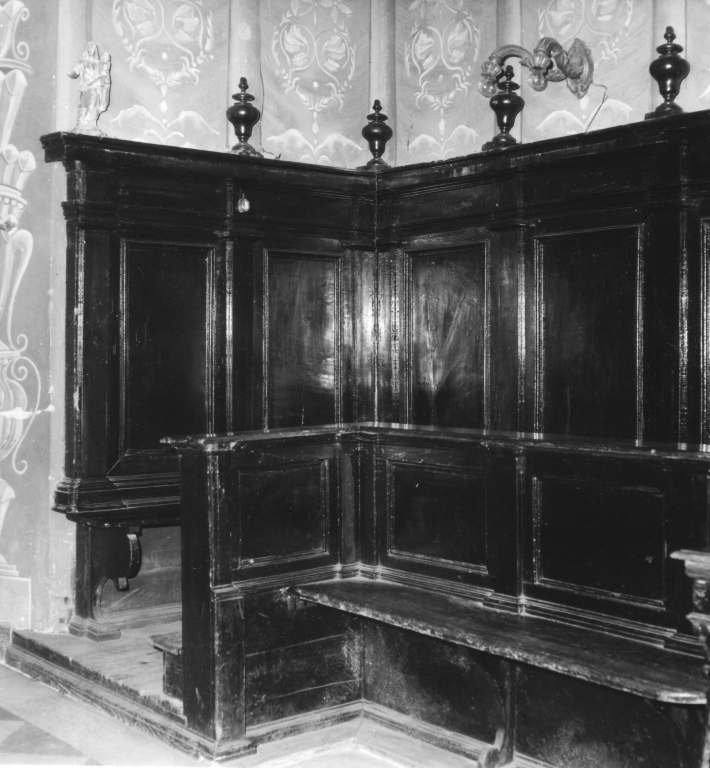 stalli del coro - ambito romano (sec. XVIII)