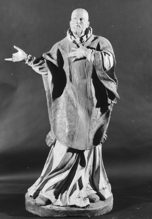 San Filippo Neri (statua, coppia) - ambito romano (fine/inizio secc. XVII/ XVIII)