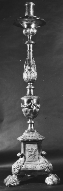 candeliere, serie - ambito romano (primo quarto sec. XIX)