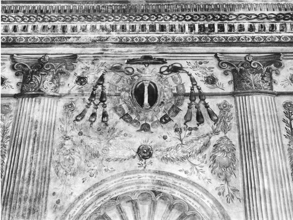 motivi decorativi architettonici (decorazione pittorica, complesso decorativo) - ambito romano (secc. XVI/ XVII)