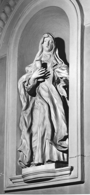Sant'Agnese da Montepulciano (statua, ciclo) - ambito romano (sec. XVIII)
