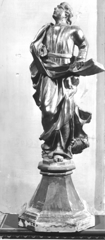 San Giovanni Evangelista (statua, ciclo) di Rusconi Camillo (scuola) (prima metà sec. XVIII)