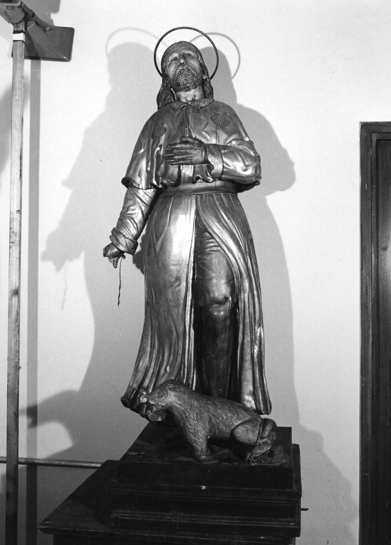 San Rocco (scultura) - ambito laziale (secc. XVIII/ XIX)