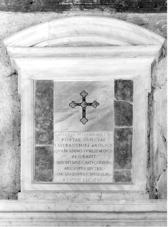 lapide - ambito laziale (sec. XVII)