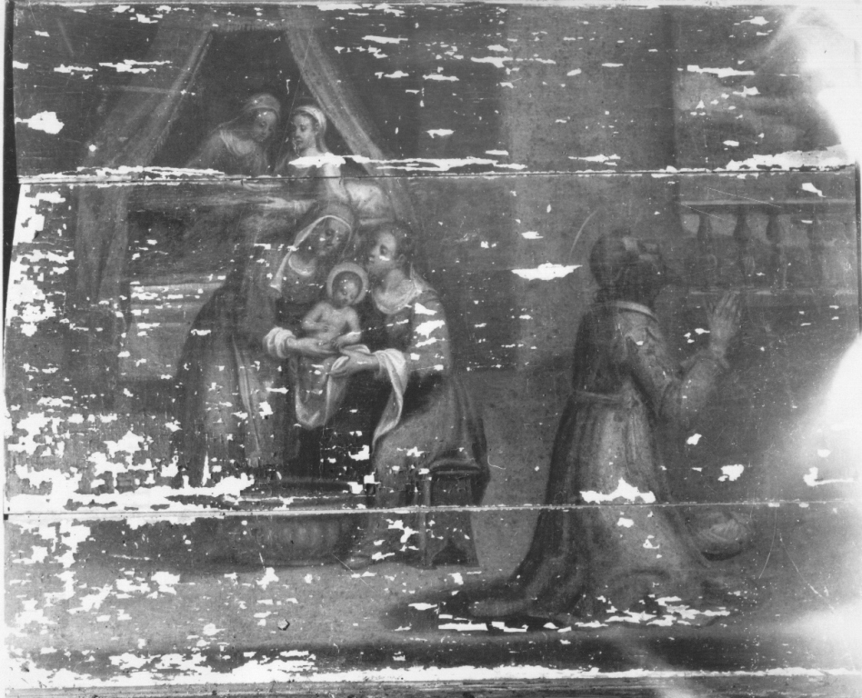 nascita di Maria Vergine (dipinto) - ambito laziale (metà sec. XVII)