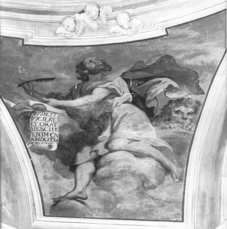San Marco Evangelista (dipinto) di Boccanera Giacinto (secondo quarto sec. XVIII)