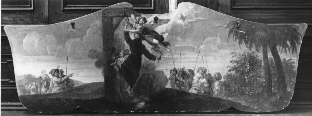 martirio di San Giuseppe da Leonessa (dipinto) - ambito romano (sec. XVIII)