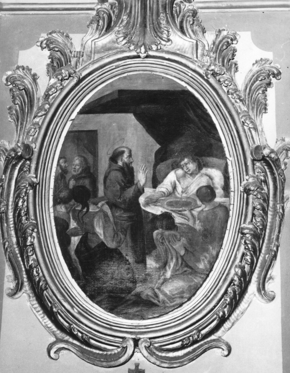 miracolo di San Giuseppe da Leonessa (dipinto) di Bisini Venanzio (cerchia) (fine/inizio secc. XVIII/ XIX)