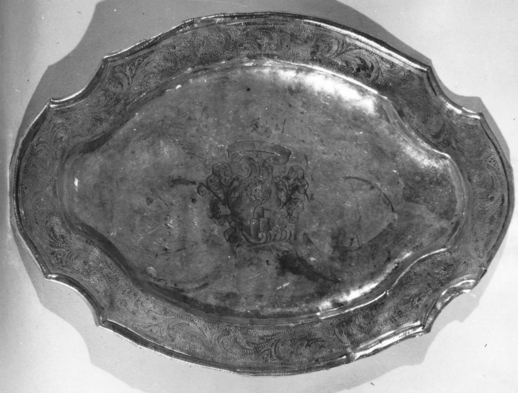 piattino da comunione - ambito laziale (sec. XVIII)