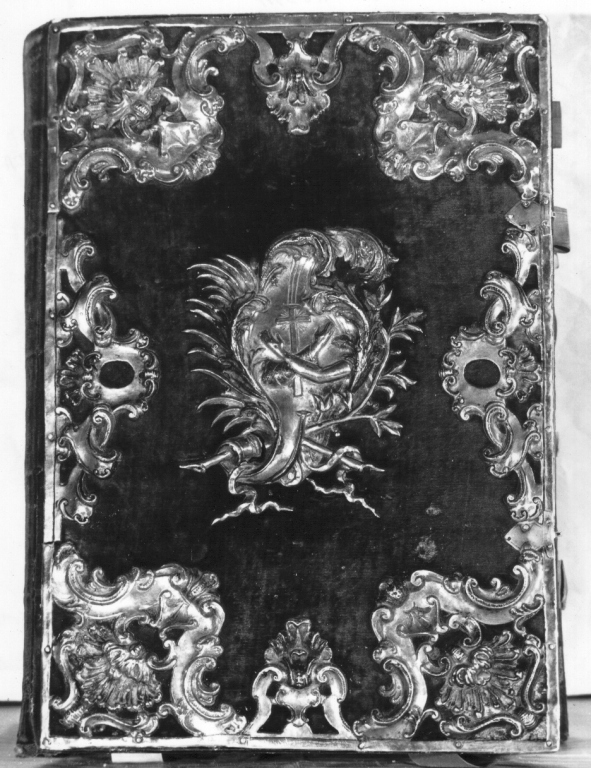 coperta di libro liturgico - ambito romano (sec. XVIII)