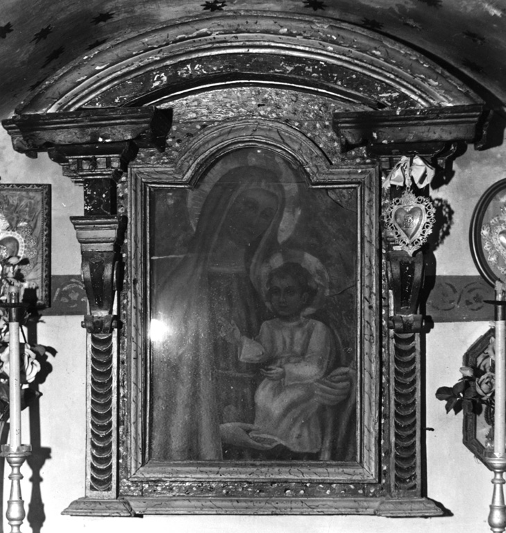 Madonna con Bambino e angeli (dipinto) - ambito umbro (sec. XV)