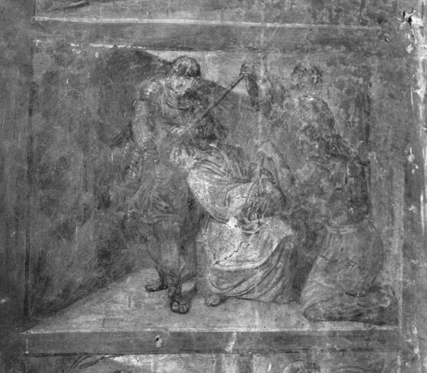 Cristo incoronato di spine (dipinto) - ambito laziale (sec. XVII)