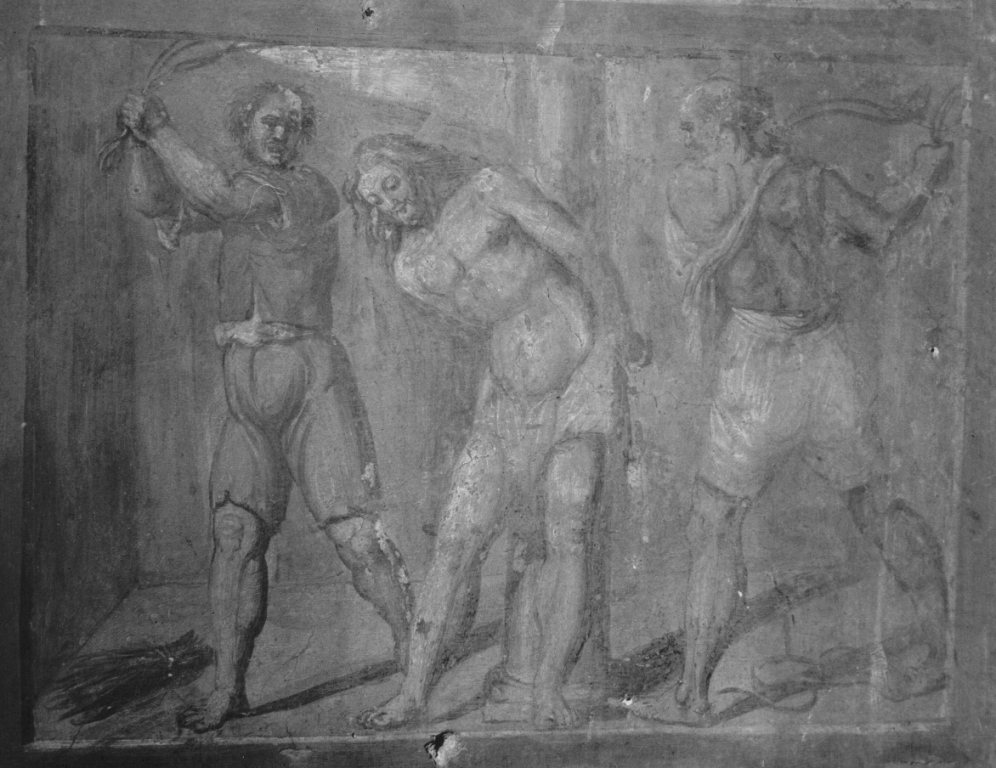 flagellazione di Cristo (dipinto) - ambito laziale (sec. XVII)
