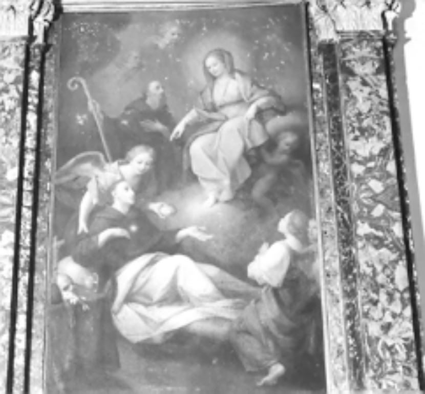 Morte di San Nicola da Tolentino (dipinto) - ambito laziale (sec. XVIII)