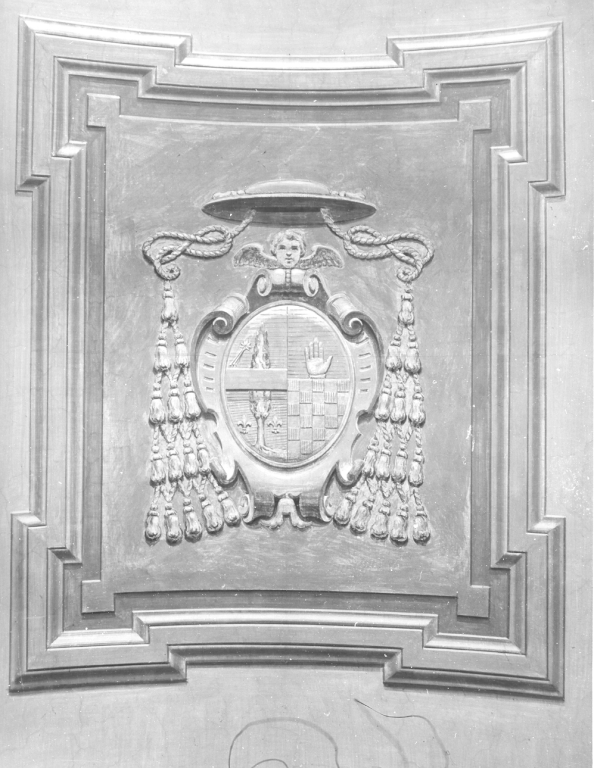 Stemma del cardinale Aloisio Macchi (dipinto) - ambito laziale (sec. XIX)