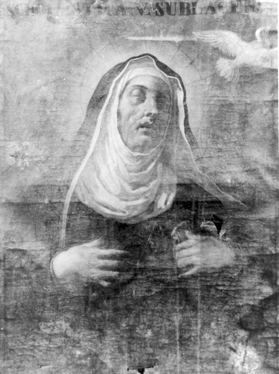 Morte di Santa Scolastica (dipinto) - ambito romano (sec. XVIII)