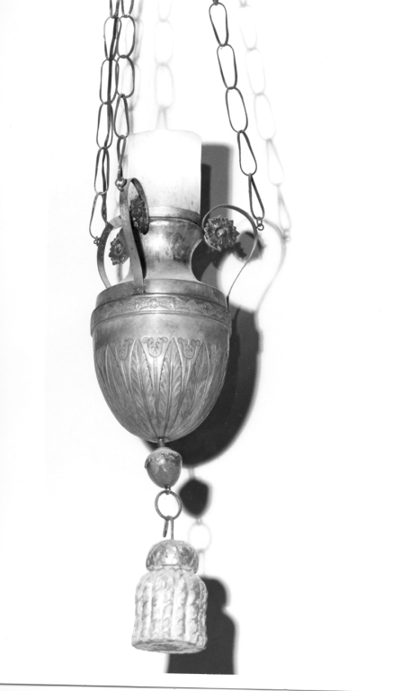 lampada da chiesa - ambito laziale (sec. XVIII)