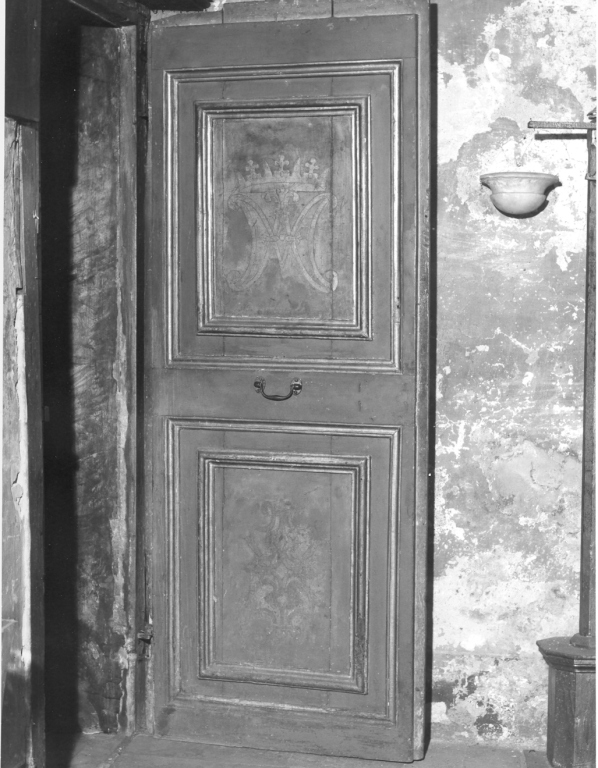 porta - ad un battente - ambito laziale (sec. XVIII)