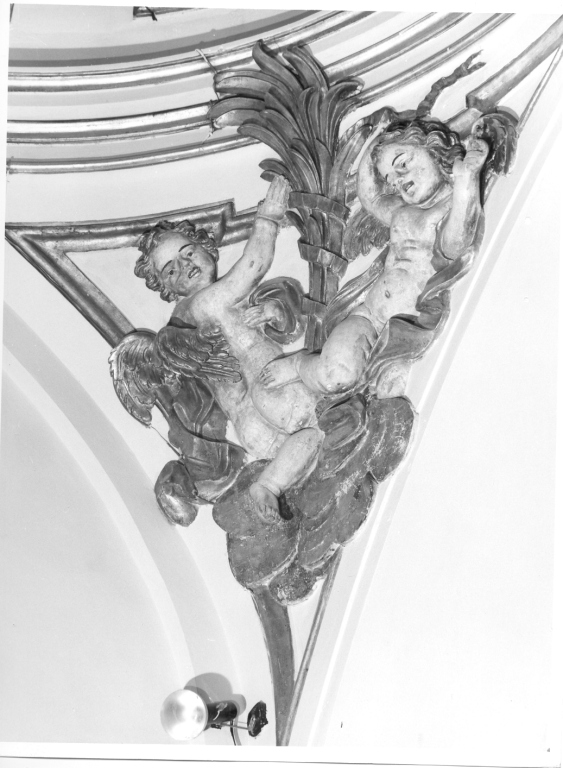 Angeli (decorazione plastica) - ambito laziale (sec. XVIII)