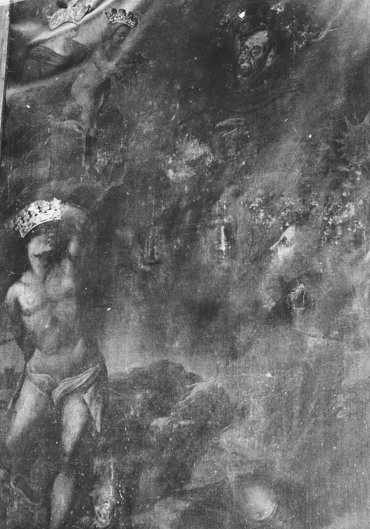 Madonna con Santi (dipinto) - ambito laziale (sec. XVII)