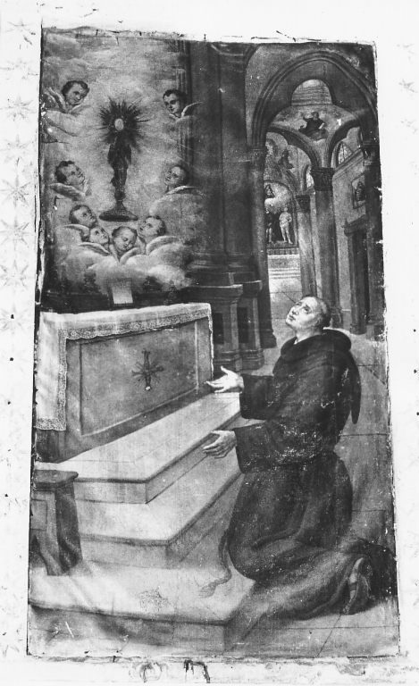 San Bernardino (dipinto) - ambito laziale (sec. XVII)