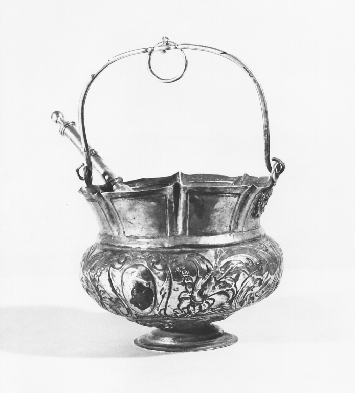 secchiello per l'acqua benedetta - ambito laziale (sec. XIX)
