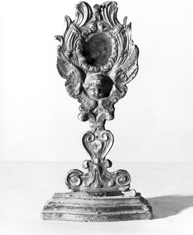 reliquiario a teca - ambito Italia centrale (sec. XVIII)