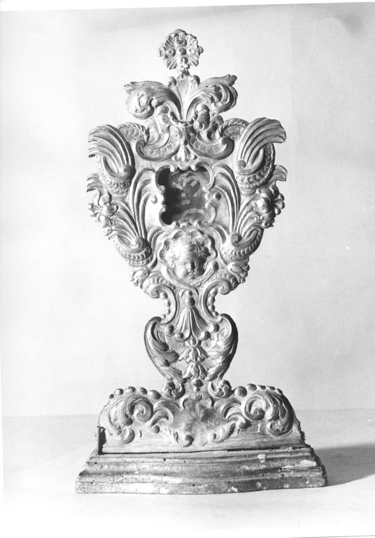 reliquiario a teca - ambito Italia centrale (sec. XVIII)
