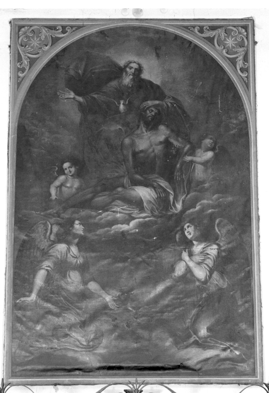 La Trinità (dipinto) di Brandi Giacinto (bottega) (fine sec. XVII)