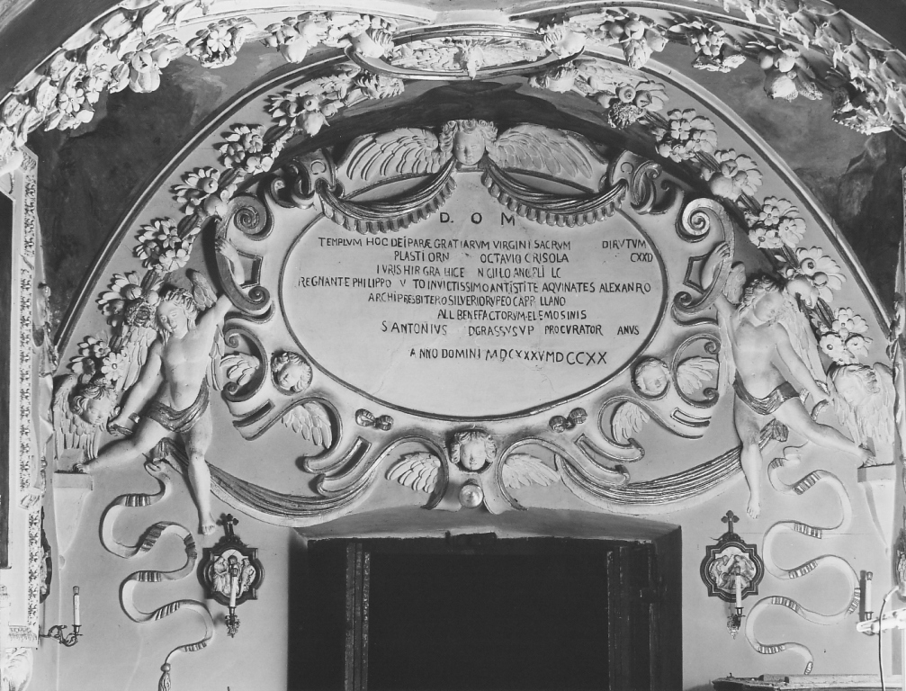 targa di Crisola Ottavio (ultimo quarto sec. XVII)