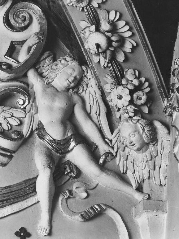 angelo (rilievo) di Crisola Ottavio (ultimo quarto sec. XVII)
