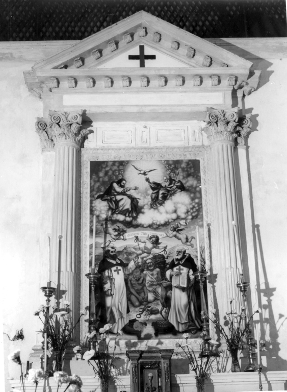 mostra d'altare - ambito laziale (seconda metà sec. XIX)