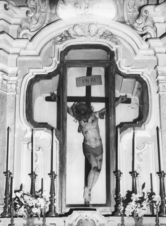 Cristo crocifisso (scultura) - ambito napoletano (seconda metà sec. XV)