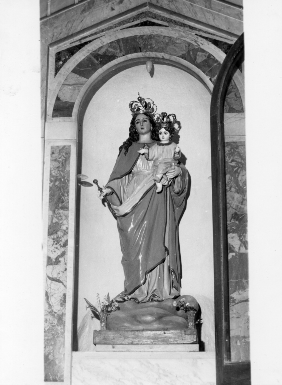 Madonna con Bambino (scultura) - ambito napoletano (fine sec. XIX)