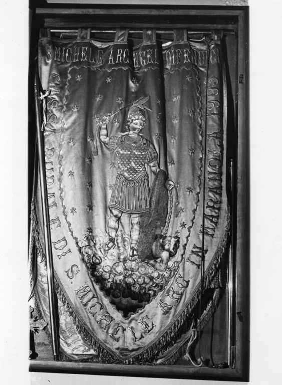 San Michele Arcangelo (stendardo processionale) - ambito napoletano (sec. XIX)
