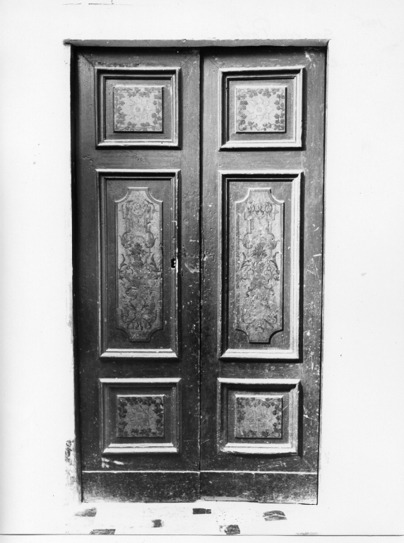 porta - a due battenti - ambito laziale (sec. XVIII)