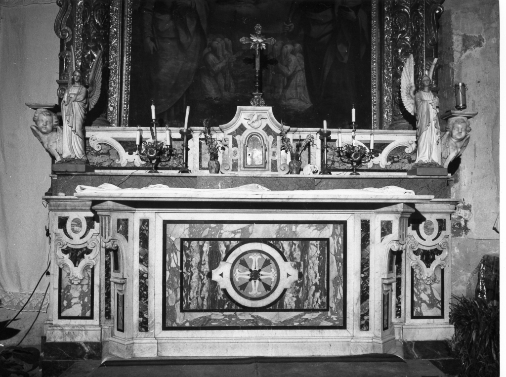 altare - a mensa - ambito laziale (sec. XVIII)