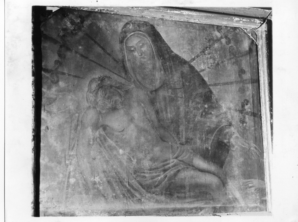 Madonna dei sette dolori (dipinto) - ambito laziale (sec. XIX)