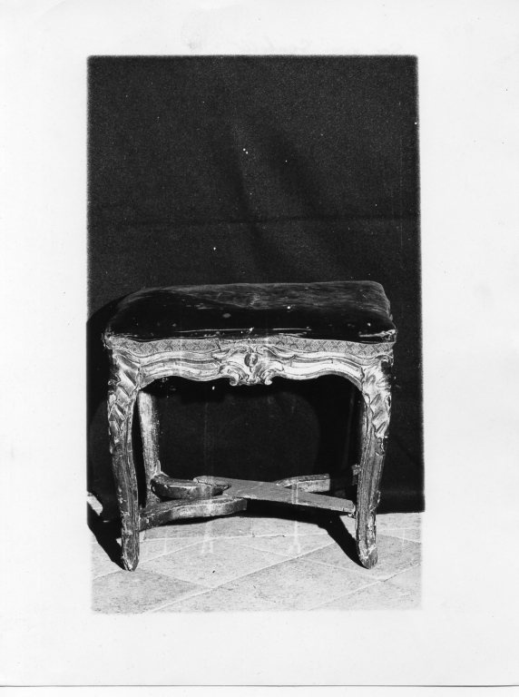 sgabello - ambito napoletano (sec. XVIII)