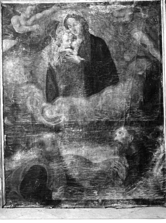 Madonna con Bambino (dipinto) - ambito napoletano (sec. XVII)