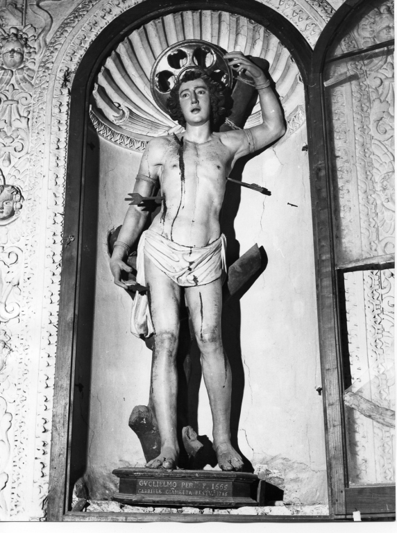 San Sebastiano (statua) di Perni Guglielmo (sec. XVII)