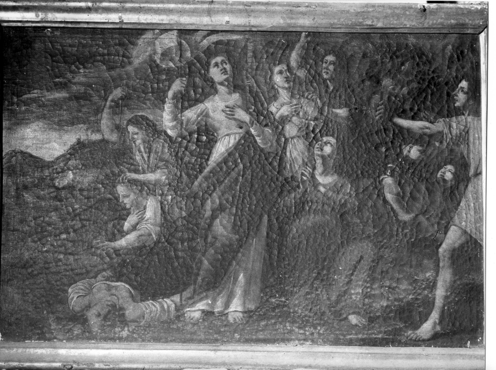 martirio di Sant'Orsola (dipinto) - ambito laziale (sec. XVII)