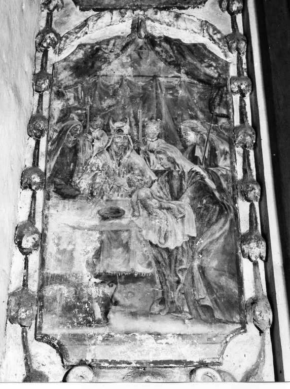 presentazione di Gesù al tempio (dipinto) - ambito laziale (sec. XVII)