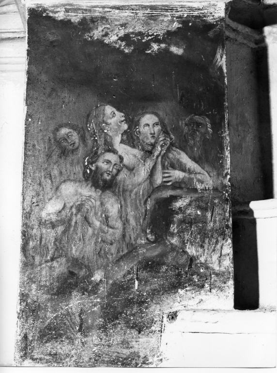 anime del purgatorio (dipinto) - ambito laziale (sec. XIX)