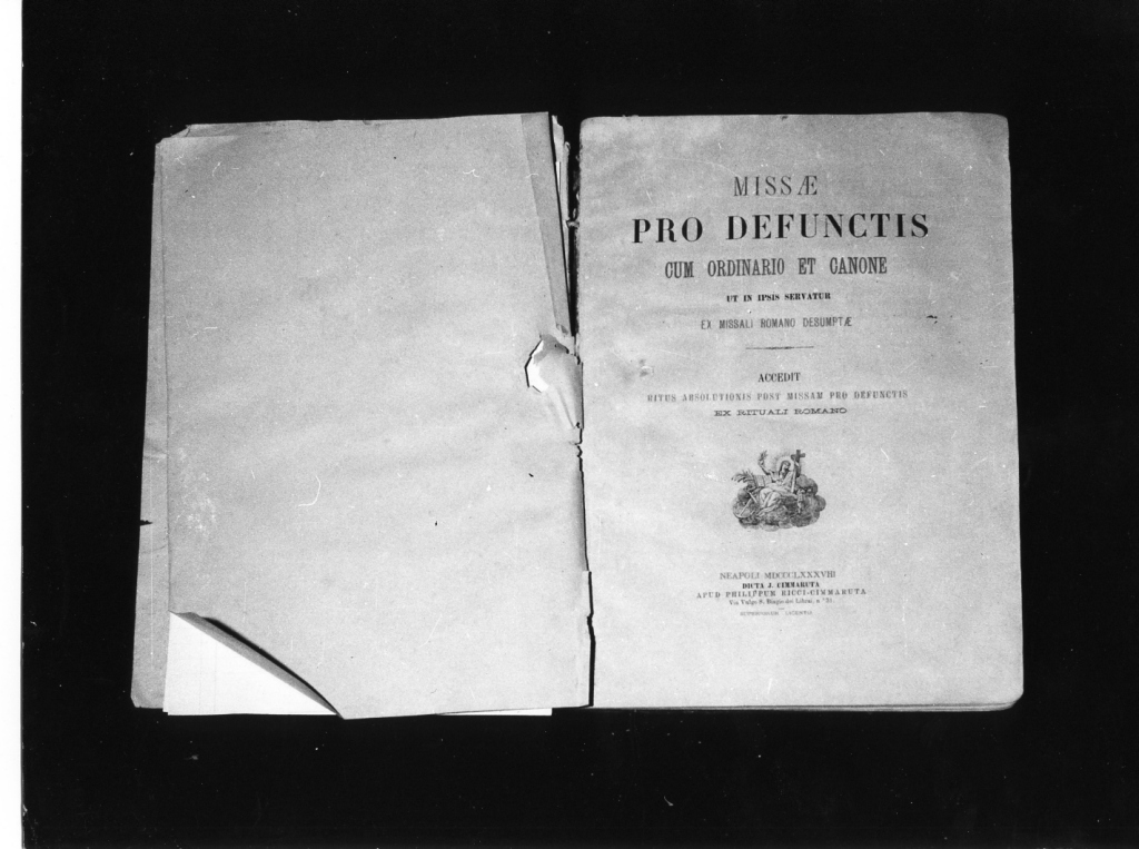 coperta di libro liturgico - ambito laziale (sec. XIX)