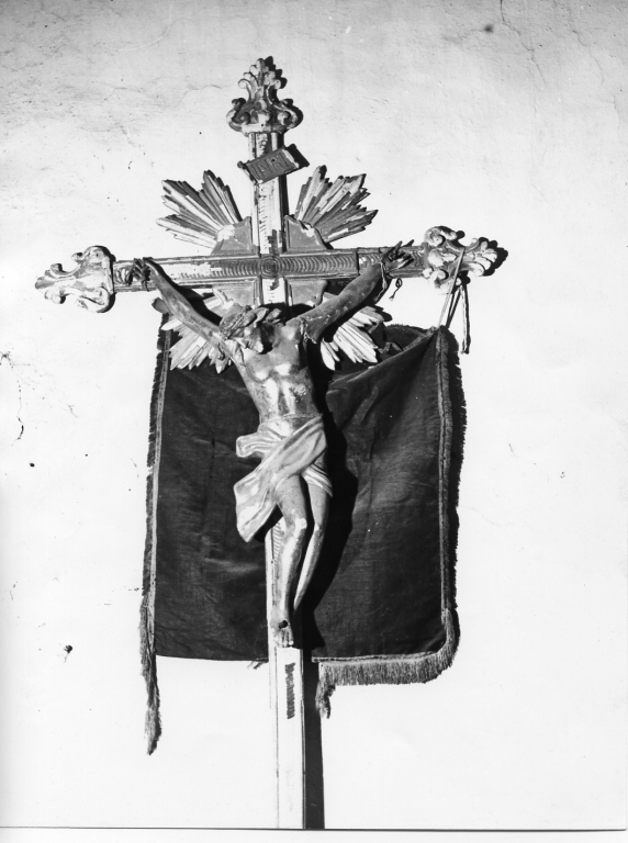 croce processionale - ambito laziale (inizio sec. XX)