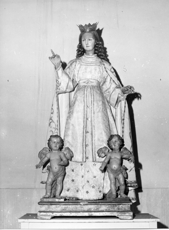 Madonna in Maestà (statua) - ambito laziale (sec. XIX)